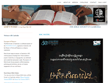 Tablet Screenshot of biblecambodia.org
